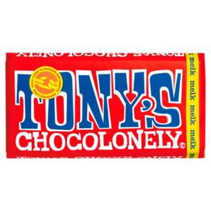 TONY'S CHOCOLONELY® Tony's Chocolonely Melk Chocolade reep 180g