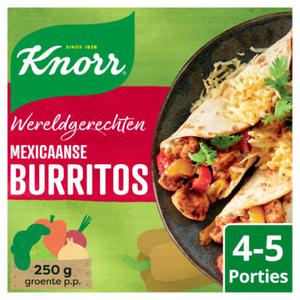 Knorr Wereldgerechten Maaltijdpakket Mexicaanse Burrito's XXL 351g