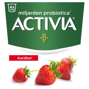 Activia Yoghurt Aardbei 4 x 125g