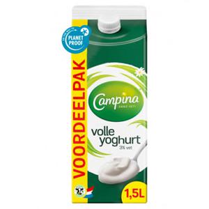 Campina Volle yoghurt 1, 5L