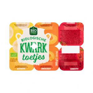 Jumbo Kwark Toetjes Banaan Abrikoos Aardbei Biologisch 6 x 50g