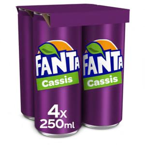 Fanta Cassis 4 x 250ml