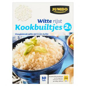 Jumbo Witte Rijst Kookbuiltjes 2 x 125g