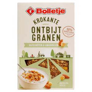 Bolletje Krokante Ontbijtgranen Hazelnoten & Amandelen 375g