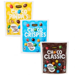 Jumbo Choco, Choco Pinda's & Choco Crispies