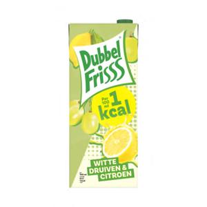 DubbelFrisss 1kcal Witte Druiven-Citroen 1, 5L