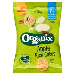 Organix Rijstwafels appel 7+m