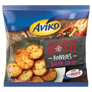 Aviko Rösti Rondjes Bacon en Ui 450g