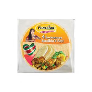 Faja Lobi Sandhia's Roti 4 Stuks 280g