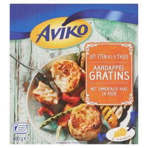 Aviko Aardappel Gratins met Emmentaler Kaas en Room 4 Stuks 400g