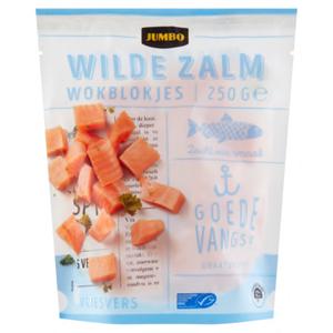 Jumbo Wilde Zalm Wokblokjes 250g