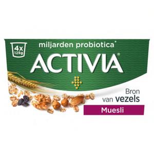 Activia Yoghurt Muesli 4 x 125g