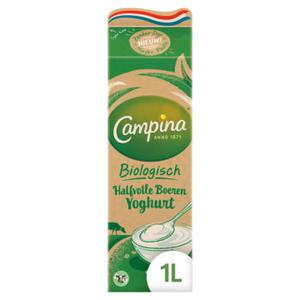 Campina Biologisch Halfvolle Boeren Yoghurt 1L