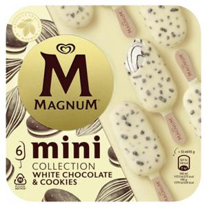 Magnum Mini IJs White Chocolate & Cookies 6 x 55ml