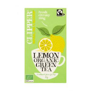 Clipper Lemon Organic Green Tea 20 Stuks