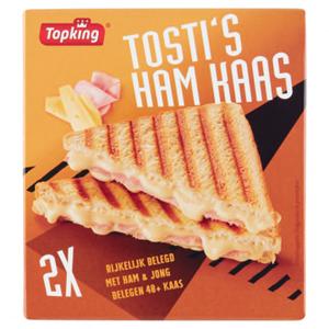 Topking Tosti's Ham Kaas 2 Stuks 210g