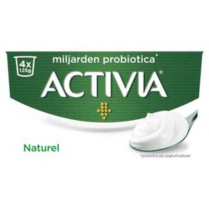 Activia Yoghurt Naturel 4 x 125g