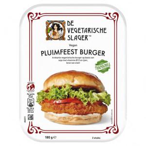 De Vegetarische Slager Pluimfeestburger Veganistisch 180g