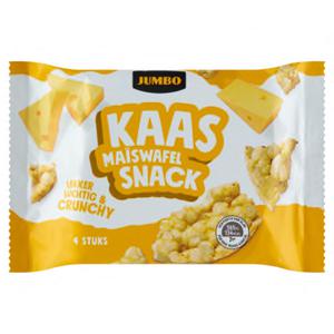 Jumbo Kaas Maïswafel Snack 4 Stuks