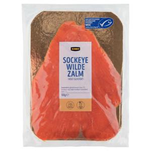 Jumbo Sockeye Wilde Zalm Hout Gerookt 100g