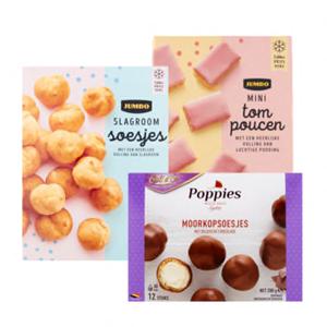 Jumbo Mini Tompouce, Moorkopjes & Slagroomsoesjes