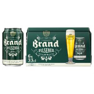 Brand Pilsener Bier Blik 6 x 33cl