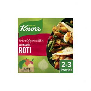 Knorr Wereldgerechten Maaltijdpakket Surinaamse Roti 230gr