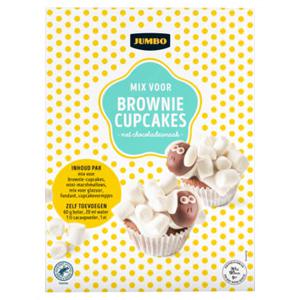 Jumbo Mix voor Brownie Cupcakes met Chocoladesmaak 345g