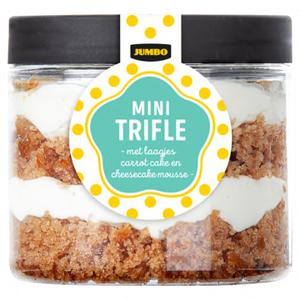 Jumbo Mini Trifle met Carrot Cake en Cheesecake Mousse 120g