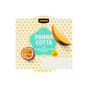 Jumbo Panna Cotta met Mango en Passievrucht Compote 2 x 120g