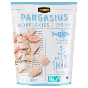 Jumbo Pangasius Wokblokjes 250g