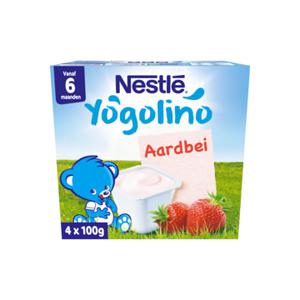 Nestlé® Yogolino® Aardbei 6+ Baby Toetje