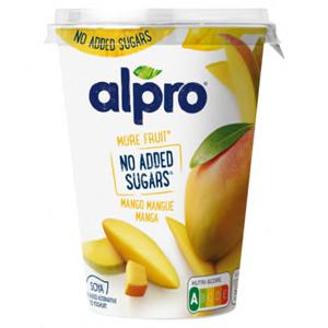 Alpro More Fruit Plantaardige Variatie op Yoghurt Mango 400g