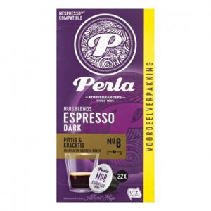 Perla Huisblends Espresso dark capsules voordeel