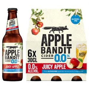 Apple Bandit Cider Juicy Apple 0.0% Fles 6 x 30cl