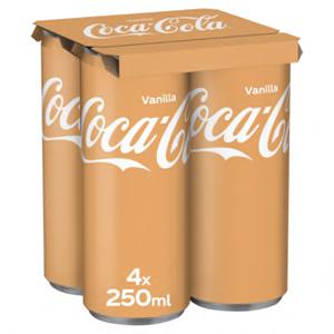 Coca-Cola Vanilla 4 x 250ml