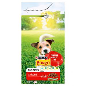 PURINA® Bonzo® Mini Menu met Rund 1, 5kg