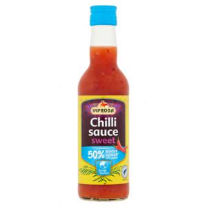 Inproba Chilli Saus Sweet 50% Minder Suiker 350ml