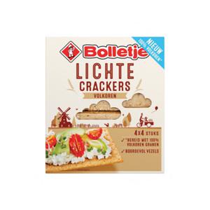 Bolletje Lichte Crackers Volkoren 4 x 4 Stuks 190g