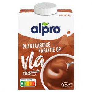 Alpro Plantaardige variatie op Vla Chocolade Gekoeld 525g