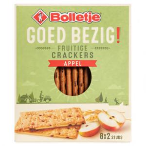 Bolletje Goed Bezig! Fruitige Crackers Appel 8 x 2 Stuks 175g