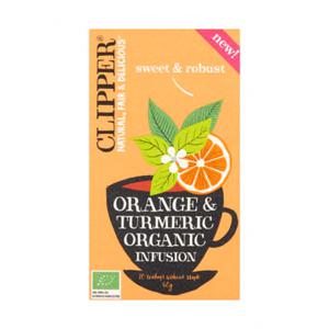 Clipper Orange & Turmeric Organic Infusion 20 Stuks