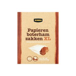 Jumbo Papieren Boterham Zakken XL 60 Stuks