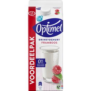 Optimel Drinkyoghurt framboos voordeelpak