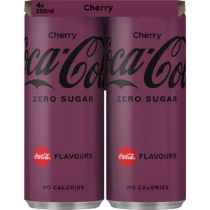 Coca-Cola Zero cherry 4-pack