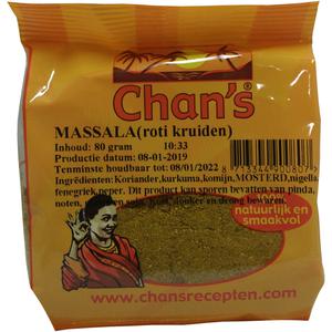 Chan's Massala roti kruiden