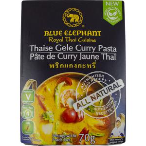 Blue Elephant Thaise gele curry pasta