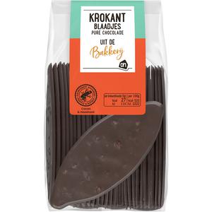 AH Krokant blaadjes pure chocolade