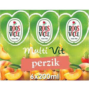 Roosvicee Multivit perzik 6-pack