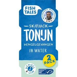 Fish Tales Skipjack tonijn in water 2-pack